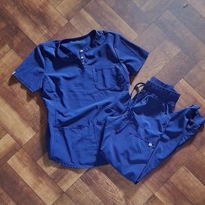 Scrub Star NAVY XS Scrub Set